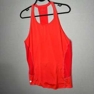 Athleta Coral-Red Racerback Tank Top